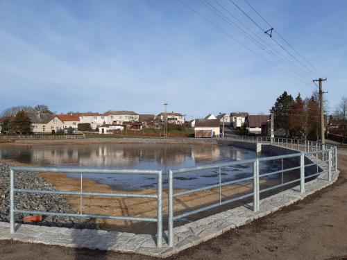 Rekonstrukce rybníka ve Stýskalech 2020